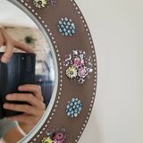 Mari Simmulson Ceramic Mirror Floral Decor/Scandinavian Design