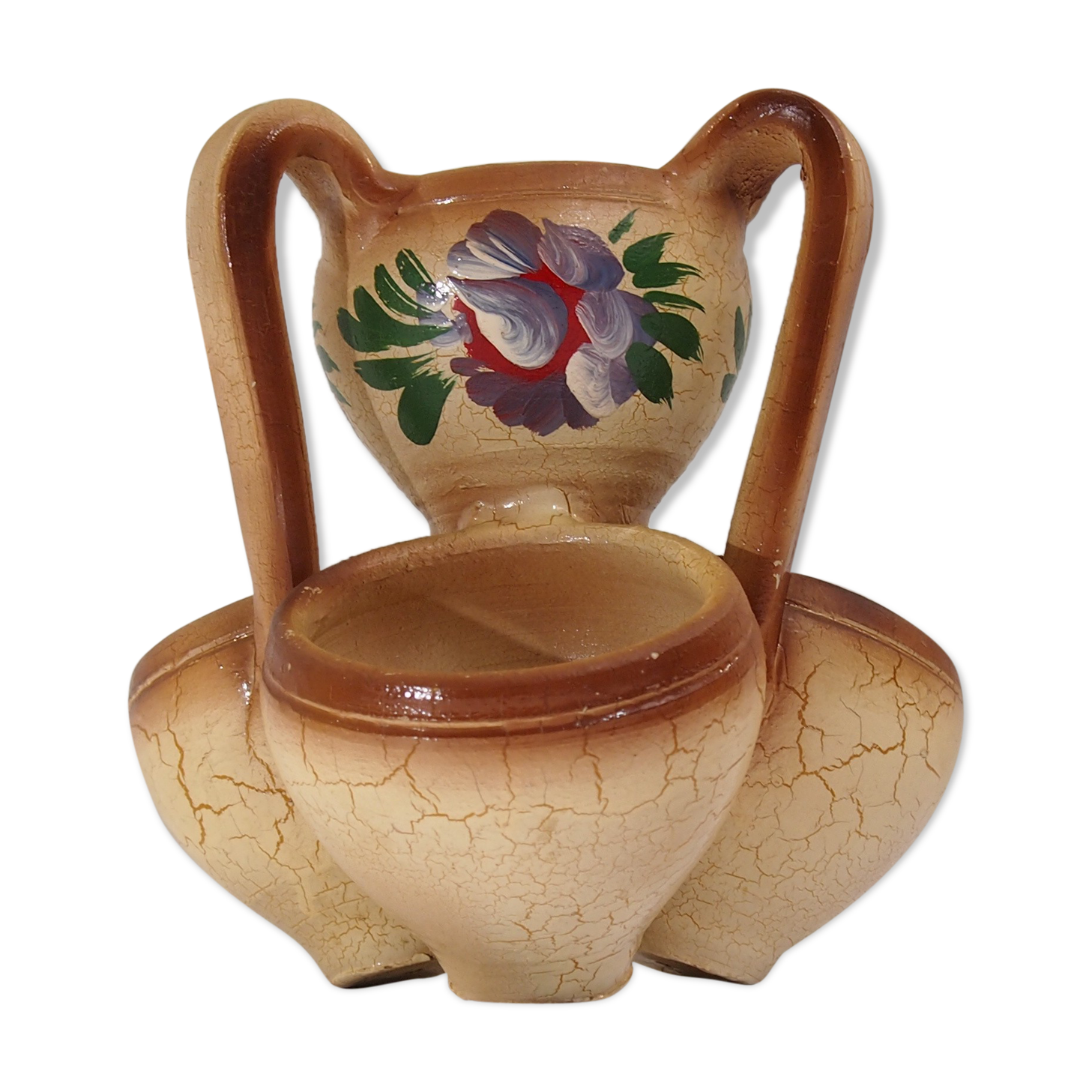 Terracotta flower pot /vintage