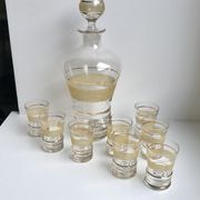 Yellow and golden granite liquor service 50s-60s