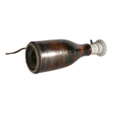 Brown Stoneware Table Lamp by Carl-Harry Stålhane, Designhuset, Sweden 1960s