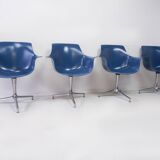 Set of 4 Jorgen Kastholm chairs. Denmark