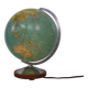 Vintage Illuminated Duo Glass Globe by Paul Oestergaard for Columbus, Germany, 1950s