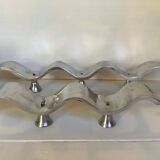 Pair of designer wave candlesticks