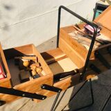 Vintage sewing basket 60