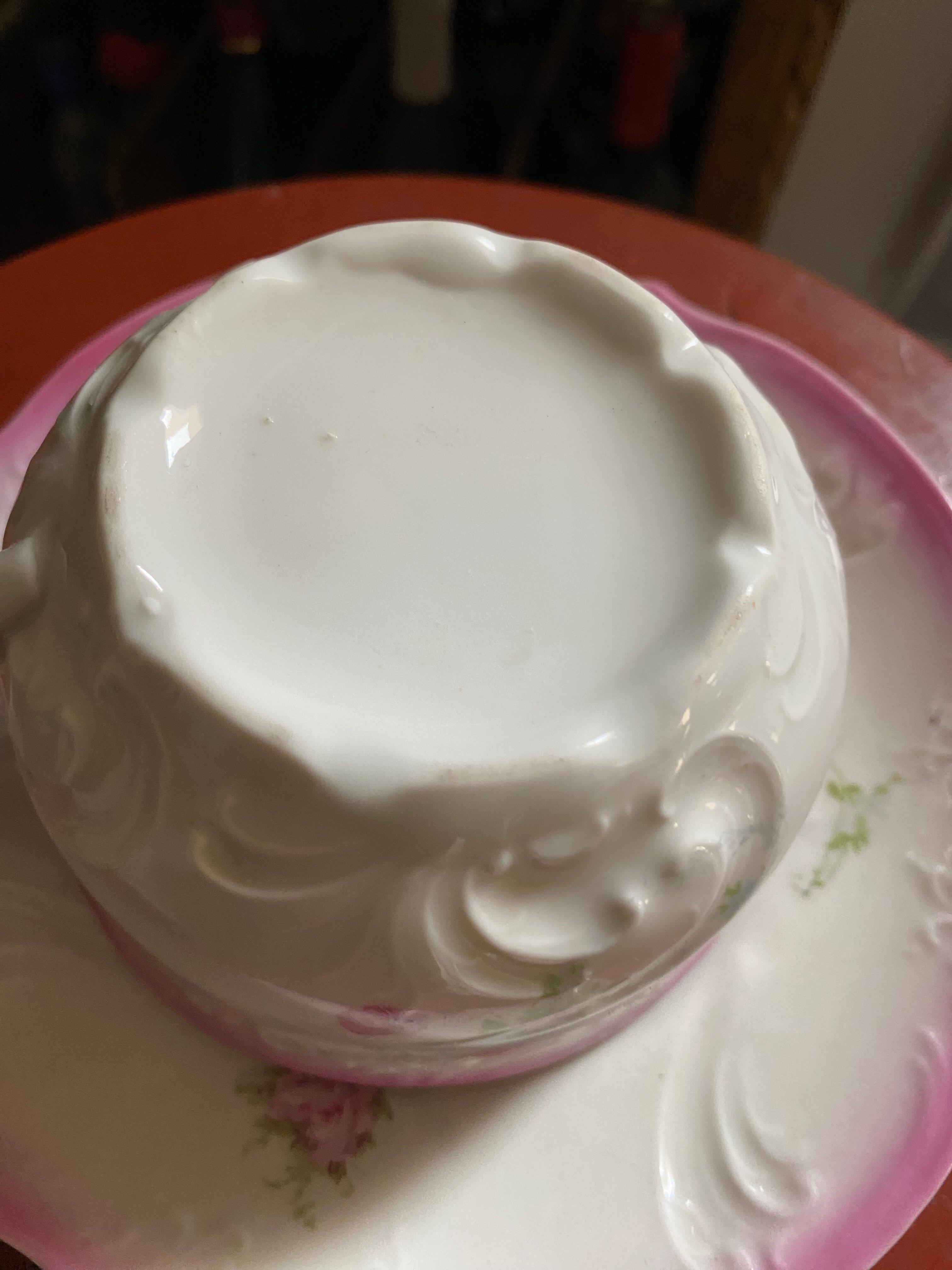 Samaritan advertising teacup