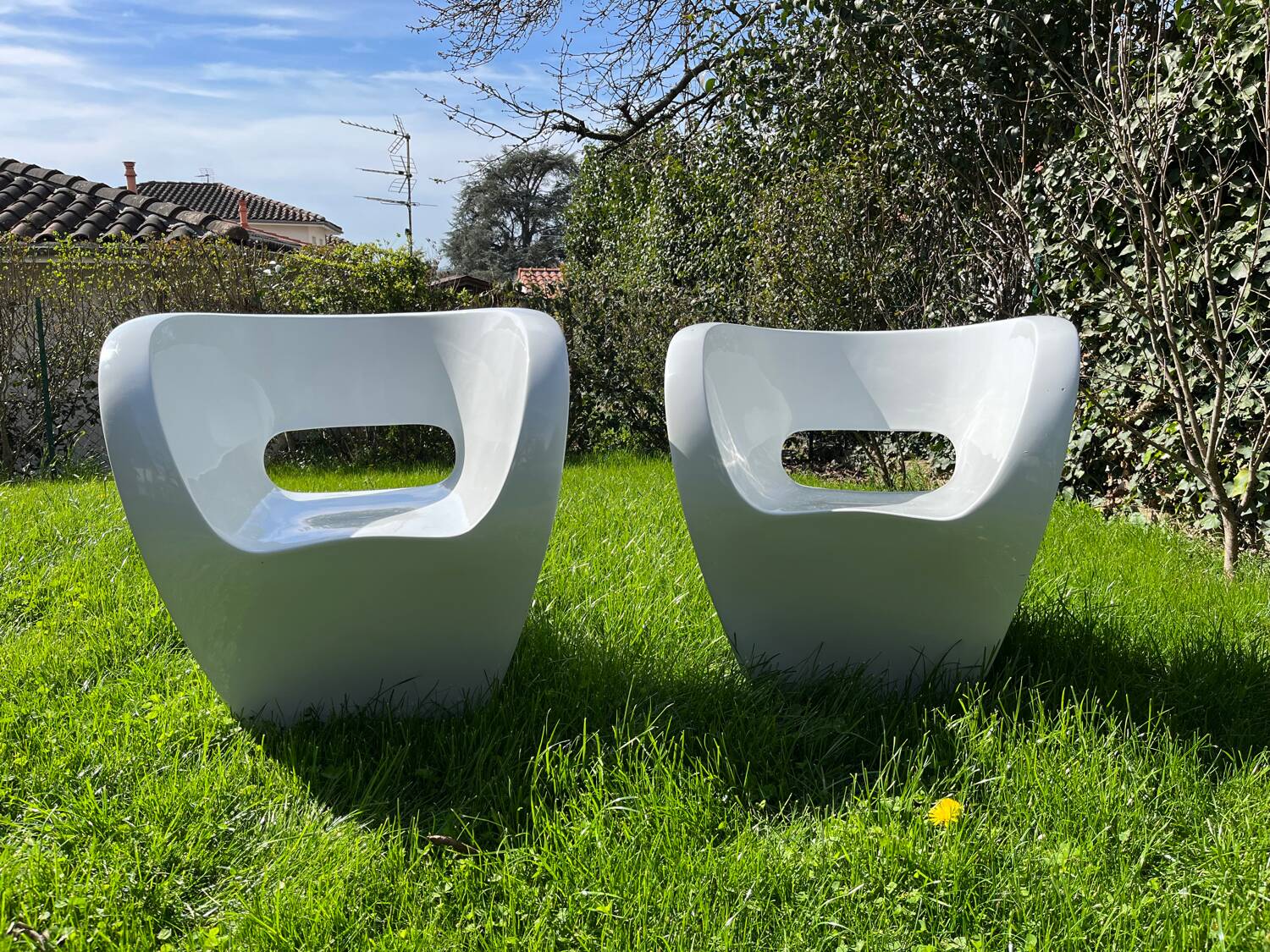 2 litlle albert armchairs by ron arad