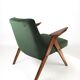 Green Olive Bunny Armchair by Józef Chierowski, 1970s