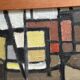 Original Swedish Oil on Canvas – “Abstract Composition” – Signed – Dated 1959 – Vintage & Framed – 77 × 35 cm