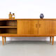 Teak sideboard with sliding doors by Bartels, 1977
