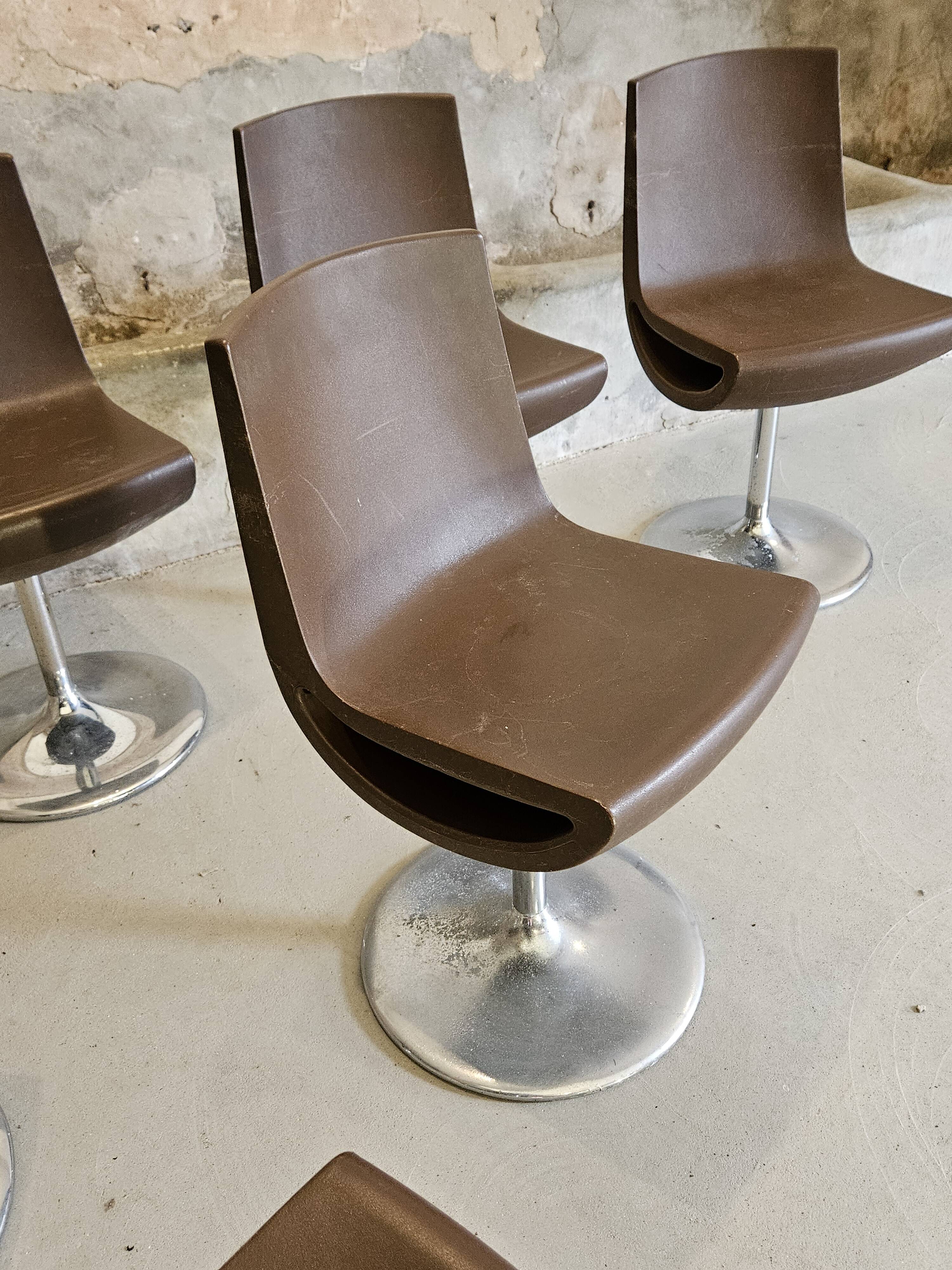 Lot de 6 chaises "Ciao" design Erik Bjornsen
