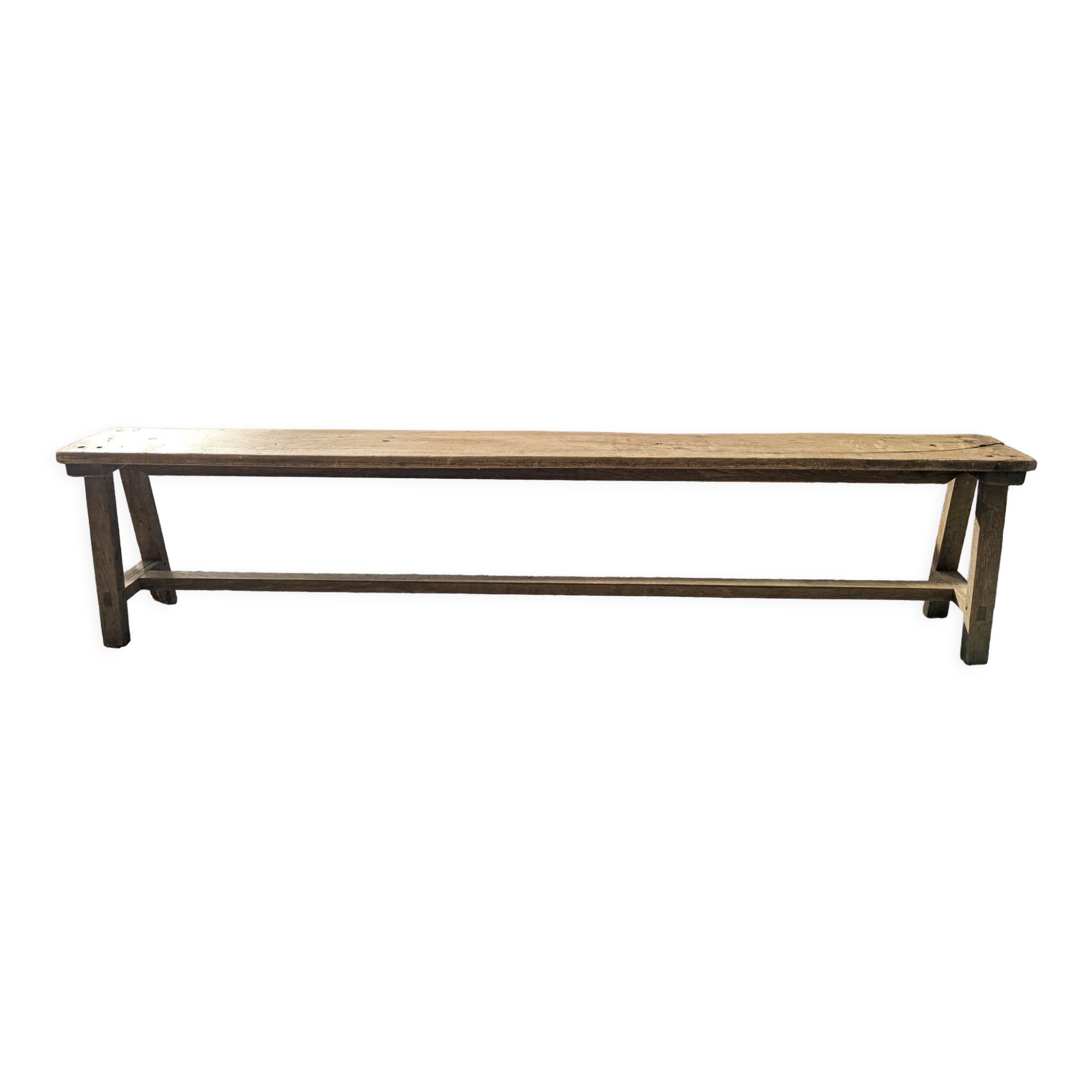 Banc de ferme en bois massif