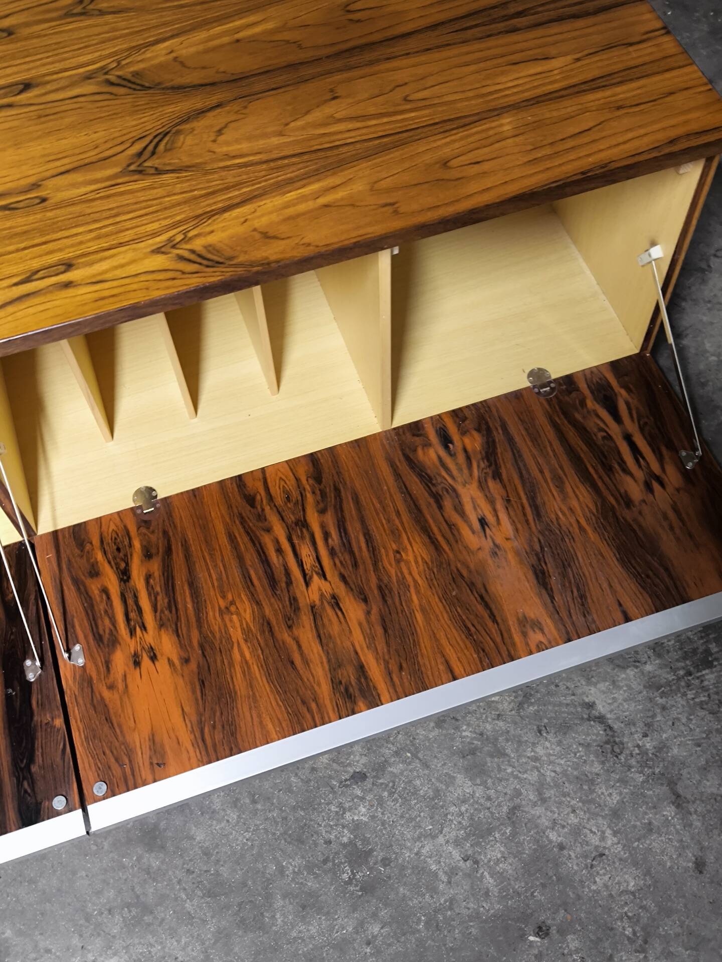 Vintage Scandinavian enfilade from the 1960s in rosewood.