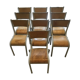 Batch of 10 nursery chairs