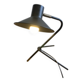 Vintage 1970s black cocotte lamp
