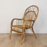 Children's rattan chair