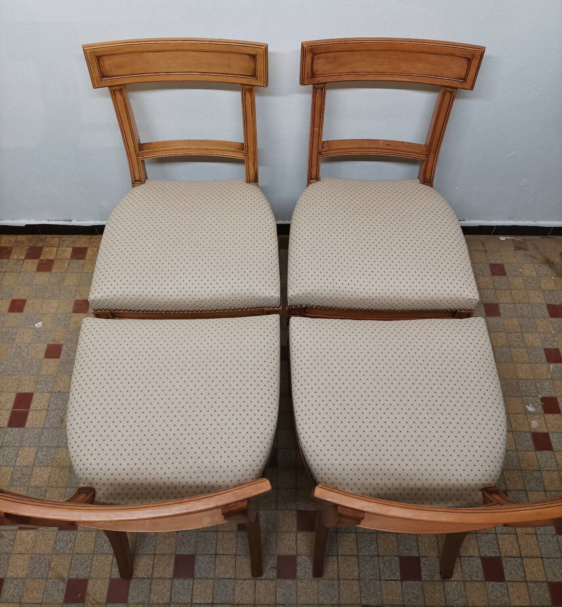 Suite de 4 chaises