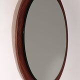 Vintage Danish Rosewood veneer Mirror 1960 Denmark