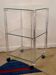 Vintage Italian plexiglass and glass serving trolley, 1980