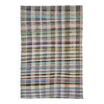 Kilim Chaput tissé à la main en Turquie 193 cm x 295 cm