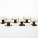 Set of dessert bowls, Italian design, 1970s, made in Italy