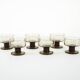 Set of dessert bowls, Italian design, 1970s, made in Italy