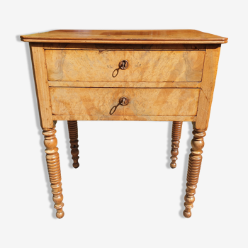 Louis-Philippe Jumping Chest of Drawers in Walnut Bramble