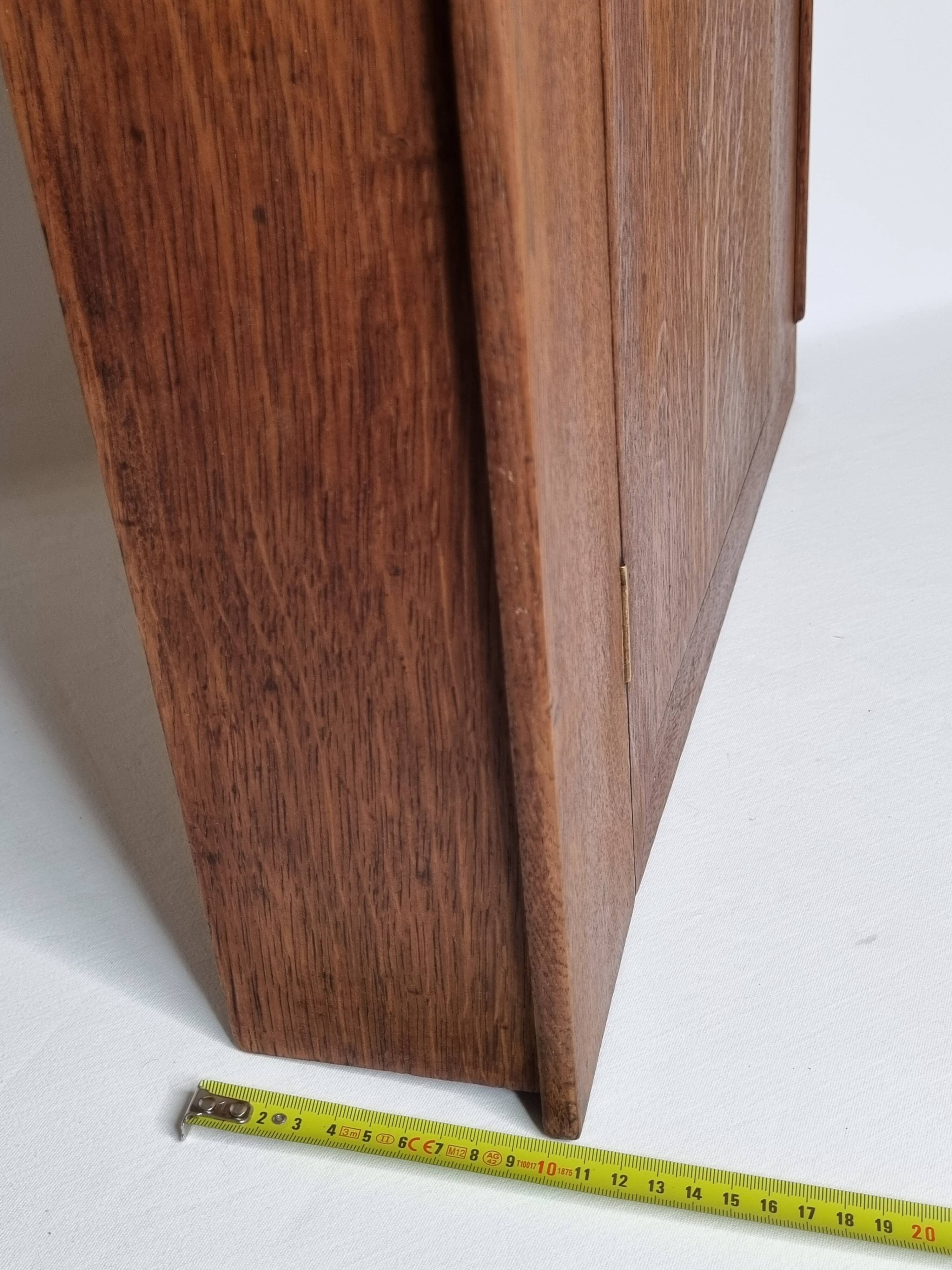 Old solid wood desk, 65 cm x 49 cm