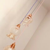 Pastel waterfall pendant light
