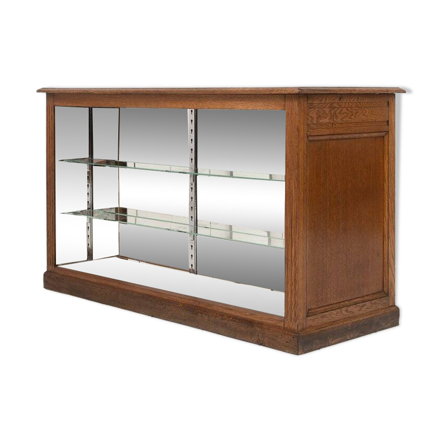 Brass and Oak Counter, 1930
