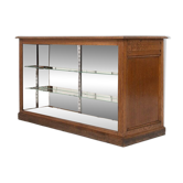Brass and Oak Counter, 1930