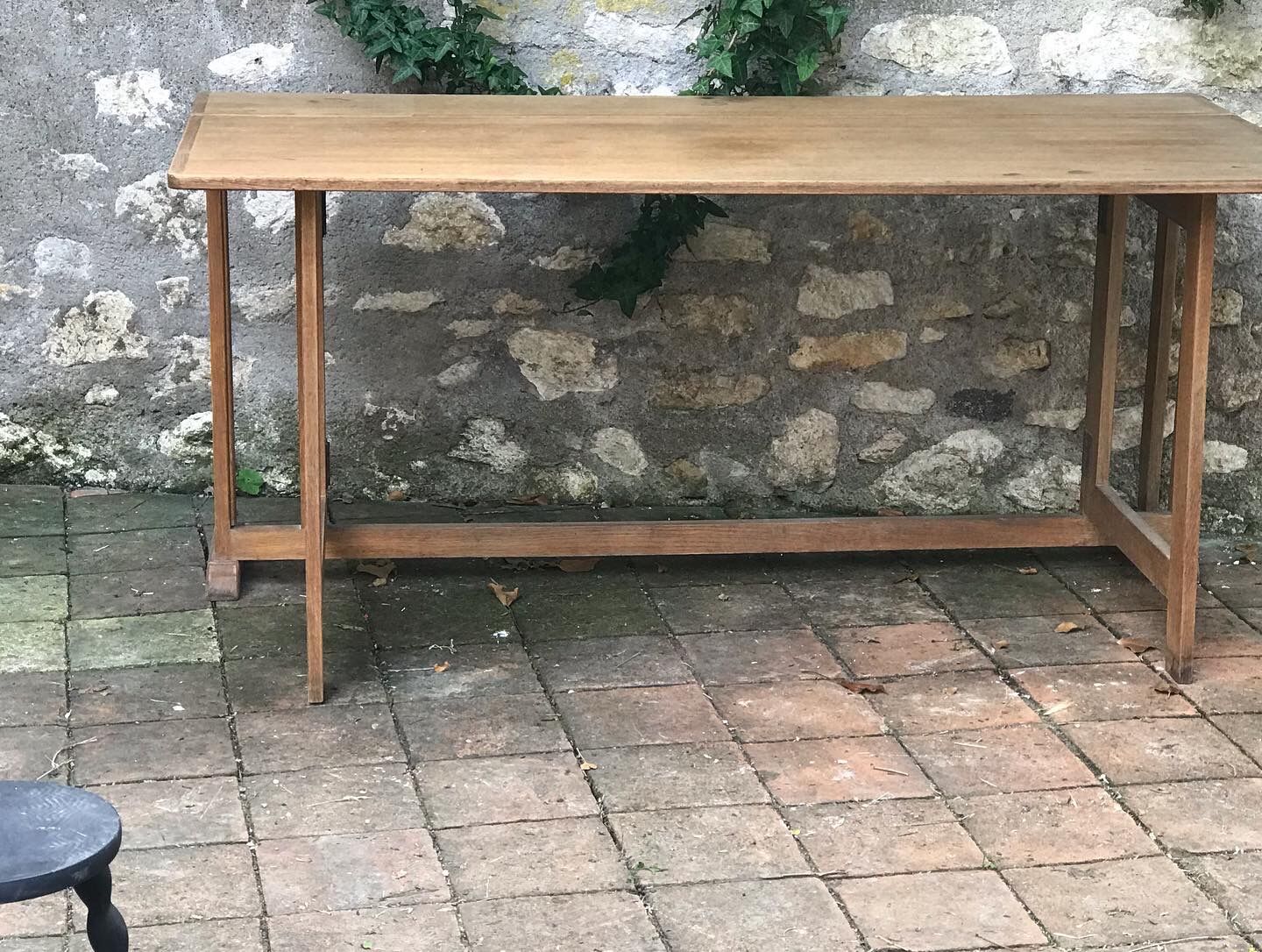 Old folding table