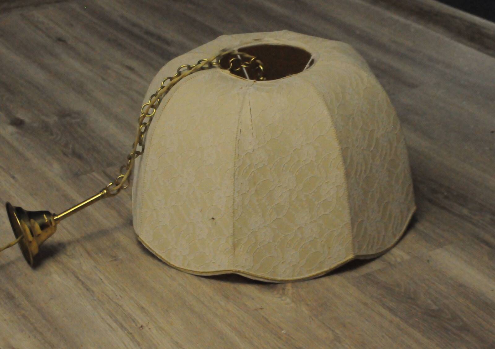 Plafonnier en dentelle, Allemagne 1970