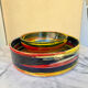 Large glazed terracotta centrepiece signed