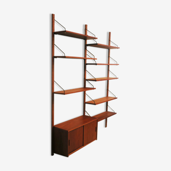 Poul Cadovius Modular Teak Wall Shelf System 1960