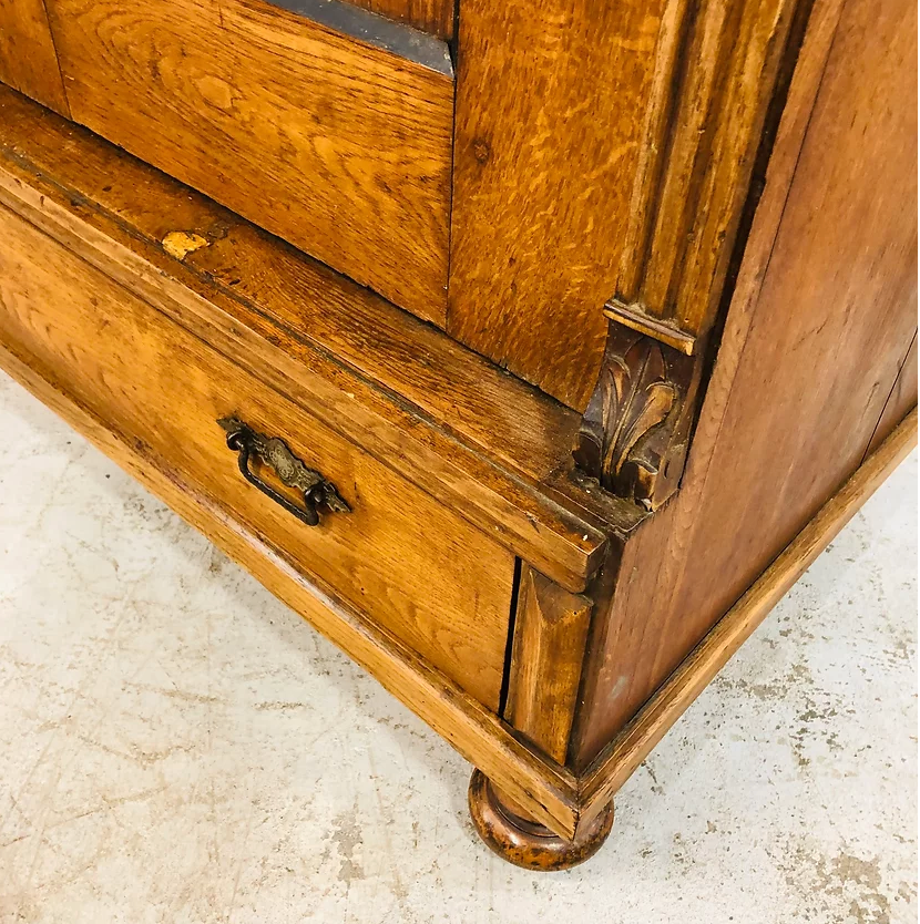 Antique oak cabinet