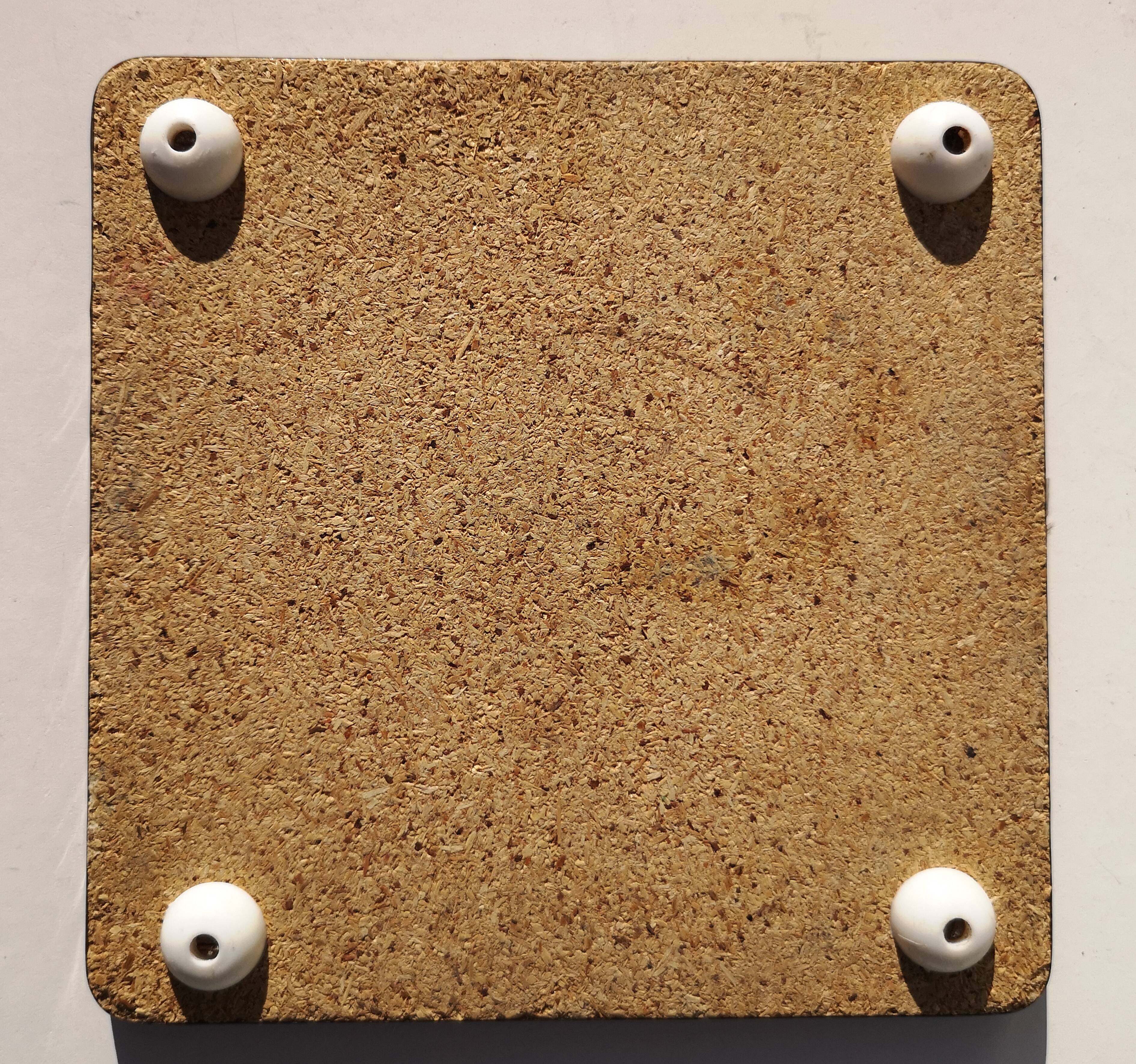 Vintage Formica trivet, psychedelic patterns