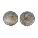 Set of 2 ceiling lights in glazed glass Kaiser Leuchten