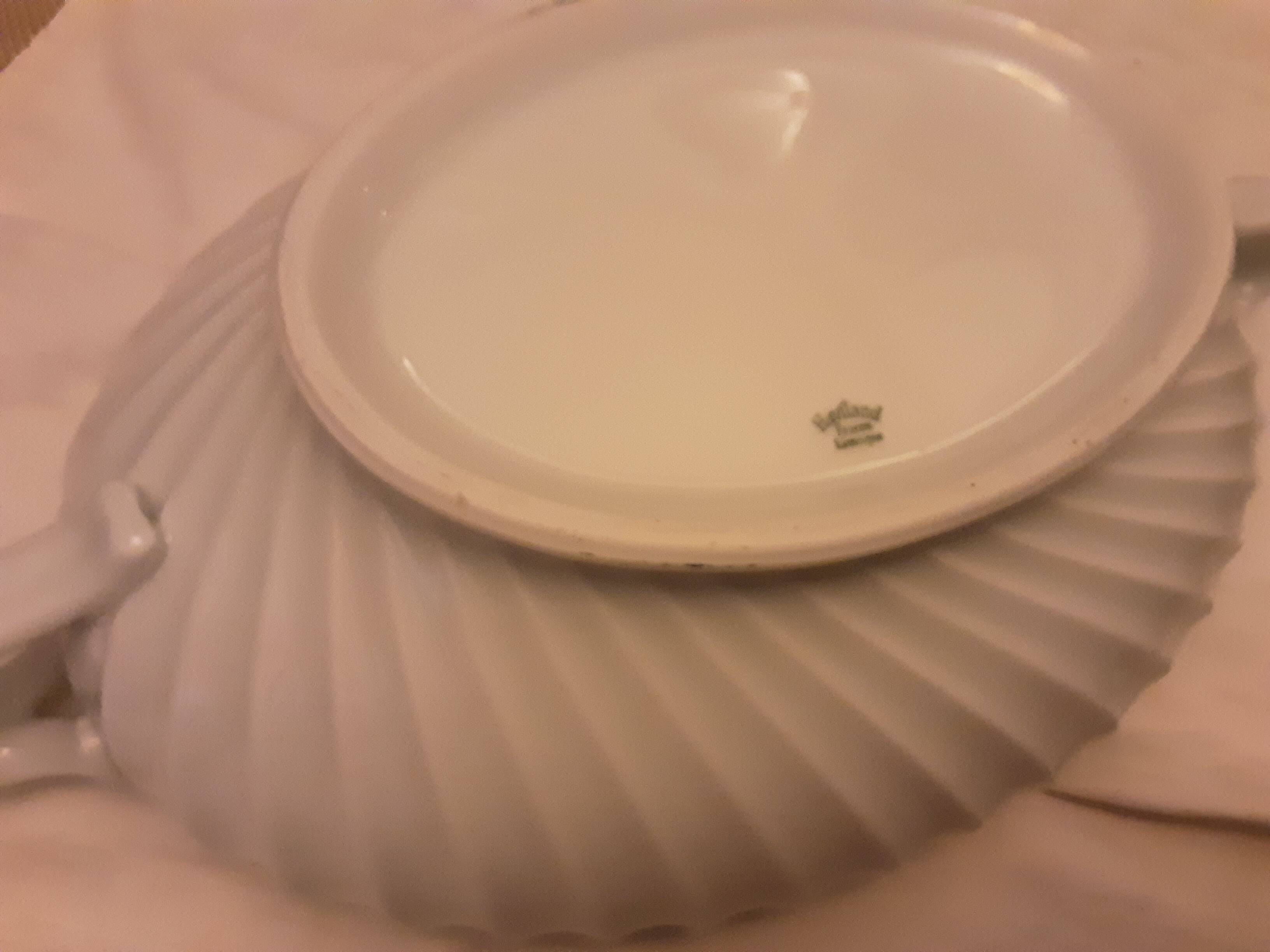 Haviland limoges porcelain soup tureen, white torso model
