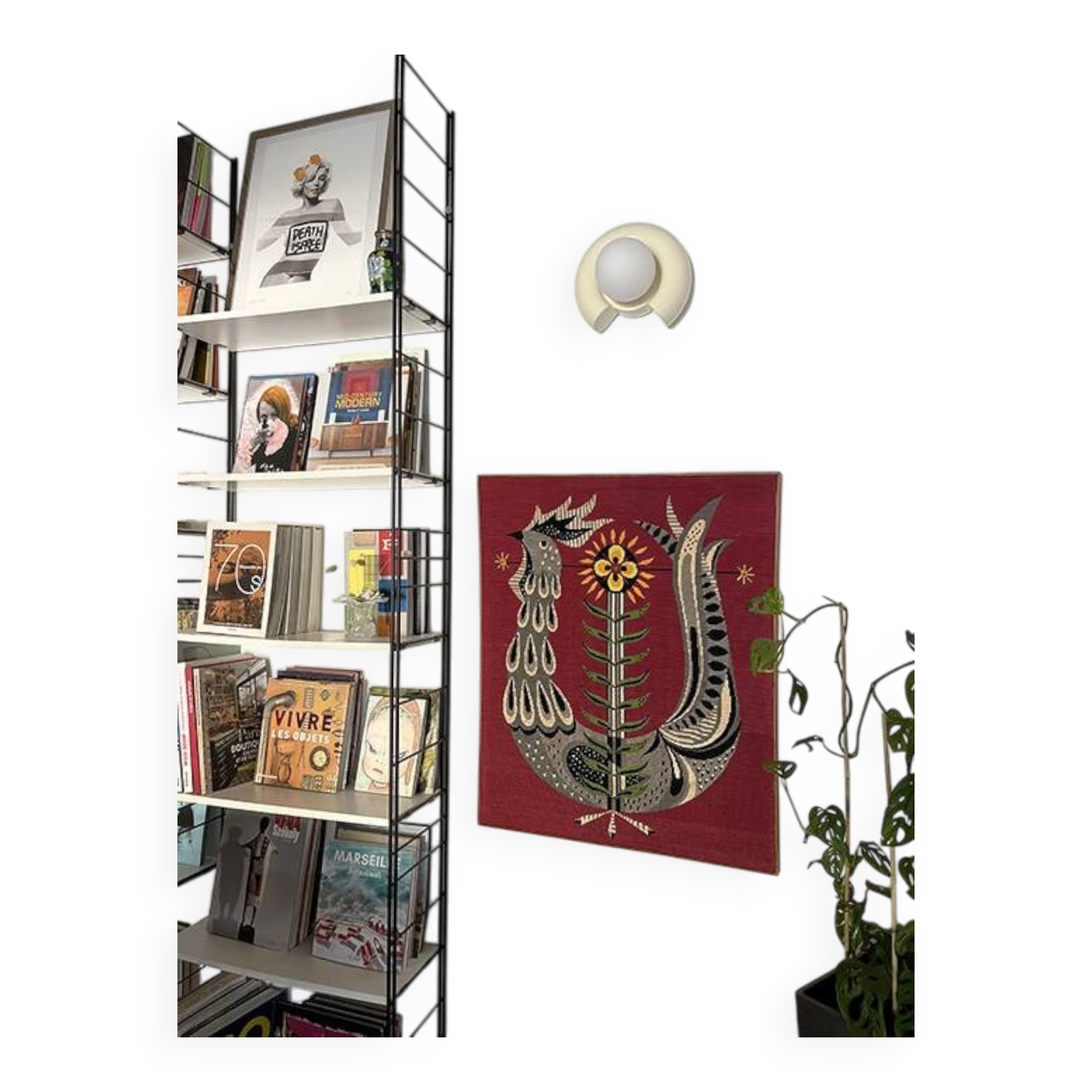 Large canvas, tapestry “The Lyrebird”.
