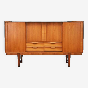 Buffet haut en teck, design danois, années 1960, production : Danemark