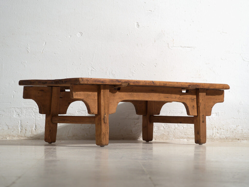 Antique pine coffee table – China, circa 1930