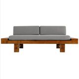 Solid teak sofa / daybed