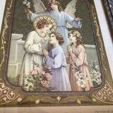 Old art deco religious frame