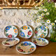 Ironstone dessert plates