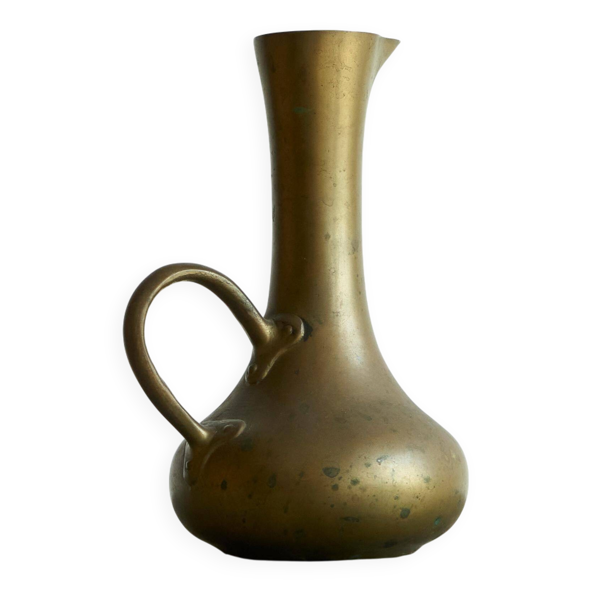 Antique brass fountain from the 19th century.