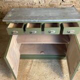 Green sideboard 4 drawers