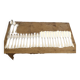 Set of 12 fish forks & 12 knives in silver metal