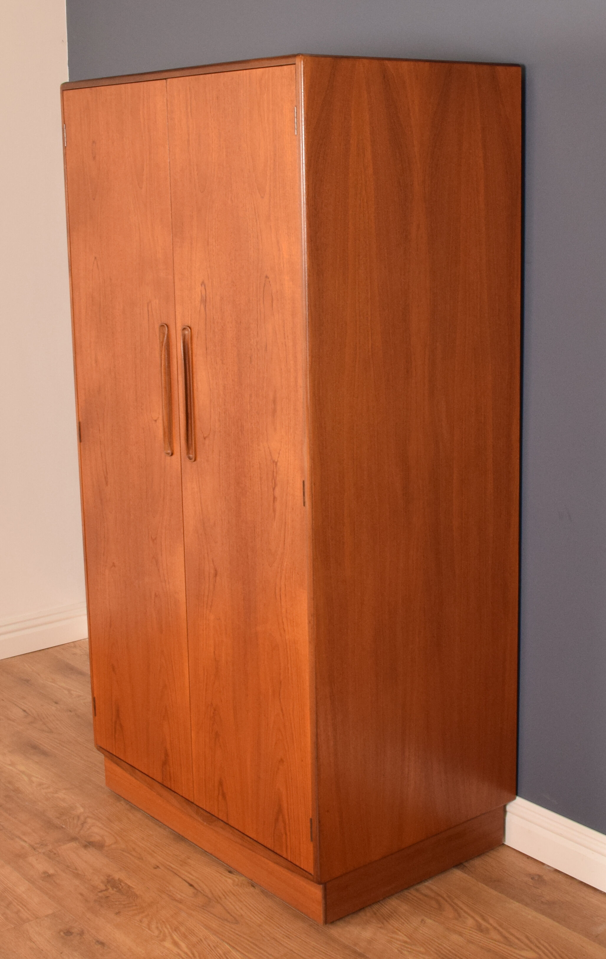 Retro Teak 1960s G Plan Fresco Wardrobe By Victor Wilkins
