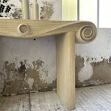 70s tropicalist rattan console