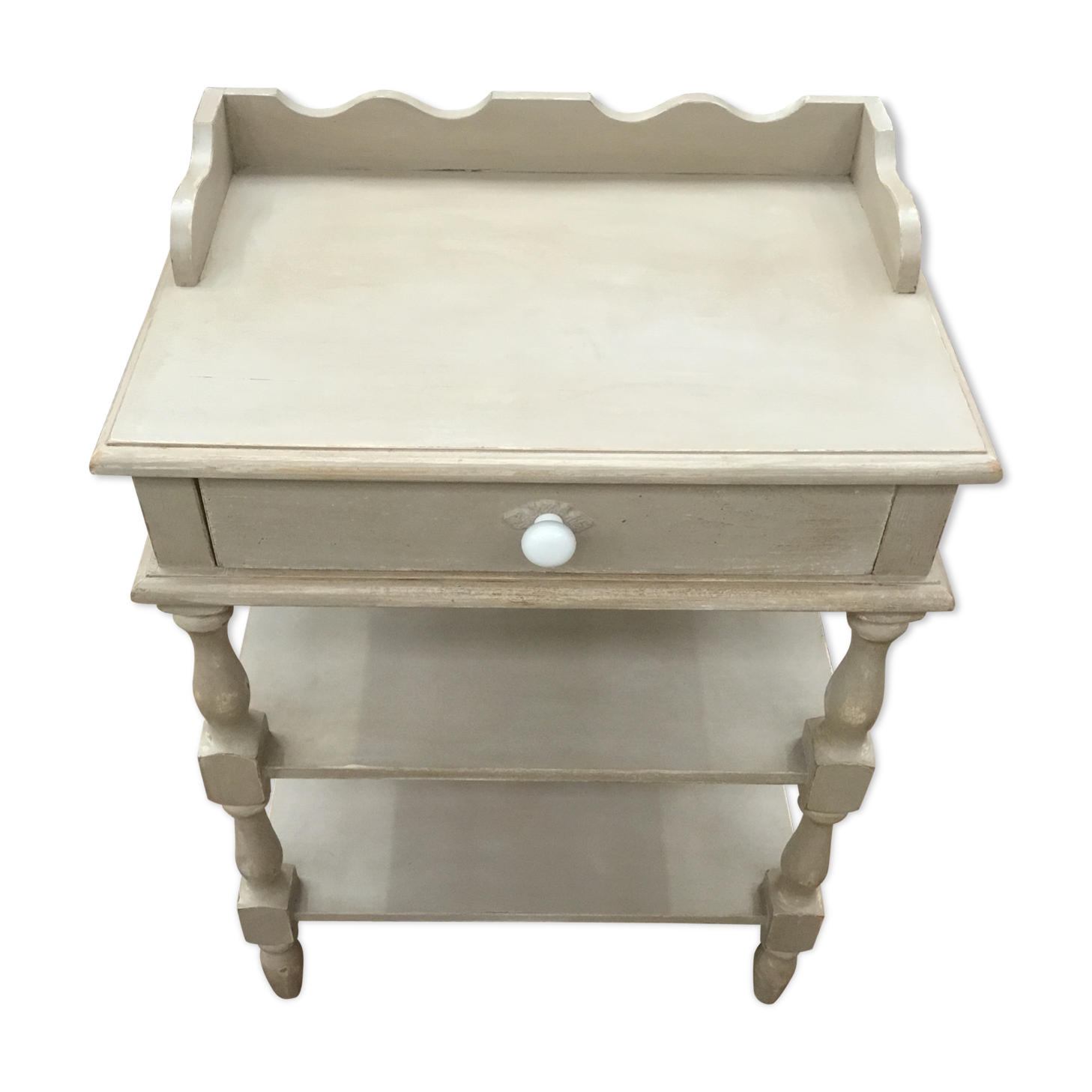 Painted and patinoed side table